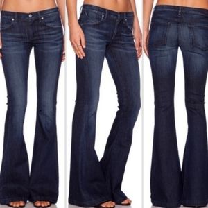 Agolde Women's Boot Cut Jeans - Dark Blue size 31